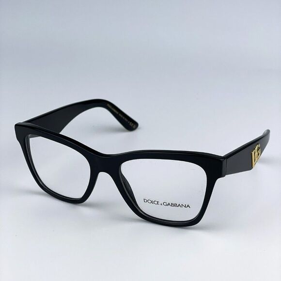 NEW D&G DG3374 501 Black Square Women Eyeglasses - Picture 3 of 9